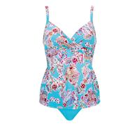 OLYMPIA Tankini bleu clair / orange / rose / blanc, Taille M
