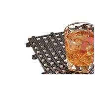 Olympia Tapis de Séchage Emboîtable pour Bar - Tapis de Protection pour Placard de Cuisine, Réfrigérateur et Tapis de Séchage Antidérapant avec Ventilation pour Verres DM121