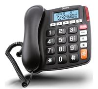 Olympia Téléphone à Grosses Touches 4520 | avec touches de numérotation extra-larges | Téléphone fixe filaire | compatible avec les appareils auditifs