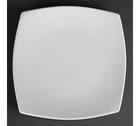 Olympia U170 Lot de 12 plaques carrées arrondies 240 mm