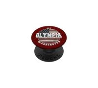 Olympia Washington Drapeau américain Vintage PopSockets PopGrip Adhésif