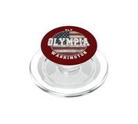 Olympia Washington Drapeau américain Vintage PopSockets PopGrip pour MagSafe