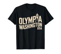 Olympia Washington Souvenir de Voyage Vintage T-Shirt
