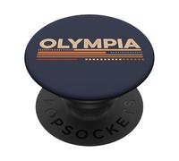 Olympia Washington Vintage Style années 70 PopSockets PopGrip Adhésif