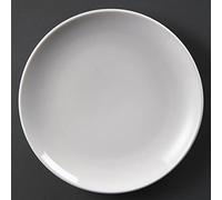 Olympia Whiteware Lot de 12 assiettes de service en porcelaine 230 mm