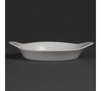 Olympia Whiteware Lot de 6 assiettes rondes en porcelaine 192 x 151 mm
