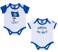 OLYMPIQUE DE MARSEILLE 2 x Body bébé garçon Om - Collection Officielle | Authenticité OM garantie !