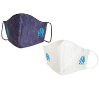 OLYMPIQUE DE MARSEILLE 2 x Masque ENFANT Anti Projection Réutilisable lavable OM - Collection Officielle