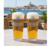 OLYMPIQUE DE MARSEILLE 2 x Verre à Bière 48 cl OM Collection officielle