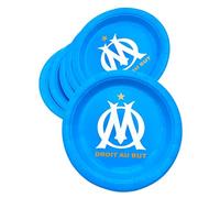 OLYMPIQUE DE MARSEILLE 6 x Assiette jetable OM - Collection officielle 23 cm