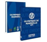 OLYMPIQUE DE MARSEILLE Agenda Scolaire Om 2025 2026 - Collection Officielle