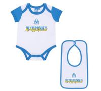 OLYMPIQUE DE MARSEILLE Body Bavoir bébé garçon Om - Collection Officielle 3 Mois