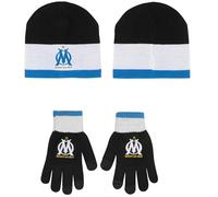 OLYMPIQUE DE MARSEILLE Coffret Enfant Bonnet Gants Om - Collection Officielle