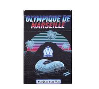 OLYMPIQUE DE MARSEILLE Drapeau Om - Collection Officielle 150 x 100 cm
