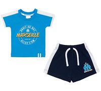 OLYMPIQUE DE MARSEILLE Ensemble bébé T-Shirt + Short Om - Collection Officielle Taille bébé garçon