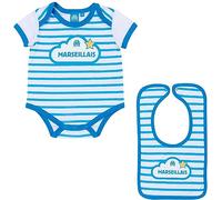 OLYMPIQUE DE MARSEILLE Ensemble Body Bavoir bébé Om - Collection Officielle