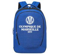 OLYMPIQUE DE MARSEILLE Sac à Dos Scolaire OM 3 Compartiments - Collection officielle