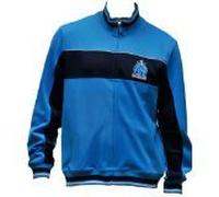 OLYMPIQUE DE MARSEILLE Veste zippée Om - Collection Officielle Football Club Ligue 1 - Taille Enfant garçon 8 Ans
