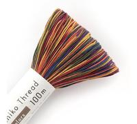 Olympus Col. 304 Sashiko Rouleau de fil de parchemin 6 couleurs 100 m