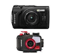 OLYMPUS compact étanche TG7 Noir + Caisson étanche PT059