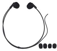 Olympus Casque E-103 Écouteurs pour transcription fil sous le menton stéréo noir