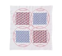 olympus Fil de broderie Kugurizashi Sashiko Hana Fukin Asanoha et Zeni-sashi Tissu imprimé