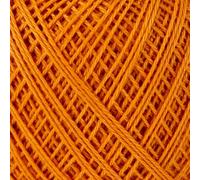 Olympus Fil de coton fin Sashiko - Environ 80 m - Couleur 204 - Orange rouille - Fabriqué au Japon