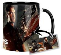 Olympus Has Fallen Gerard Butler Tasse Ceramique Intérieure et Poignée Noire Mug