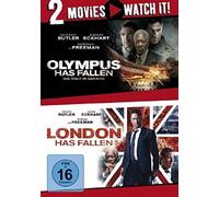 OLYMPUS HAS FALLEN/LONDON HAS FALLEN BUTLER,GERARD/FREEMAN,MORGAN/+ 2 DVD NEUF
