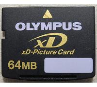 Olympus M-XD64P Carte mémoire flash 64 Mo NAND Flash xD-Picture Card