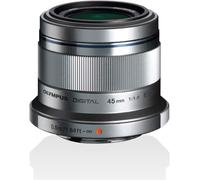 Olympus M.Zuiko Digital 45mm F1.8 Objectif Portrait Micro 4/3, Argent