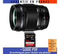 Olympus M.Zuiko Digital ED 25mm f/1.2 PRO + 1 SanDisk 64GB UHS-II 300 MB/s + Guide PDF '20 TECH. POUR RÉUSSIR VOS PHOTOS