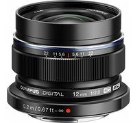 Olympus M. Zuiko Digital Ed Objectif 12 mm f/2.0 pour Appareil Photo Micro 4/3 Noir