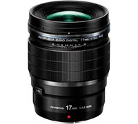 Olympus M.Zuiko Objectif Digital ED 17mm F1.2 PRO, focale fixe lumineuse, compatible tout appareil Micro 4/3 (modèles Olympus OM-D & PEN, Panasonic série G), Noir