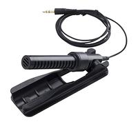 Olympus ME-34 Microphone Unidirectionnel Noir | Mini micro de conférence compact avec prise Jack 3.5 mm, sensibilité -36 dB et câble de 1 m, idéal pour enregistrements.