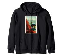 Olympus Mons Mars Colony Astronaute Exploration Retro Space Sweat à Capuche