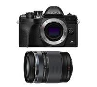 Olympus Appareil photo hybride OM-D E-M10 Mark IV + 14-150mm 20,3 MP Live MOS Noir – Neuf