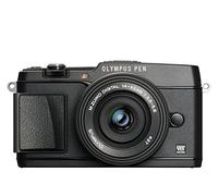 Olympus Pen E-P5 caméra (16,1 mégapixels, Full HD, 7,6 cm (3 pouces) écran, WiFi) incl. 14-42mm crêpes lentille et bracelet en cuir, noir