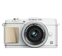 Olympus Pen E-P5 caméra (16,1 mégapixels, Full HD, 7,6 cm (3 pouces) écran, WiFi) incl. 14-42mm crêpes lentille et bracelet en cuir, blanc