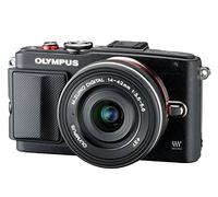 OLYMPUS Pen E-PL 6+14-42mm EZ Pancake Expression Kit schwarz+8GB Flash-Air Speicherkarte