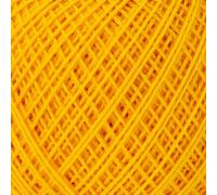 Olympus Sashiko fil fin (Thread Thin), coton, pelote, environ 80m, couleur 216, jaune, fabriqué au Japon