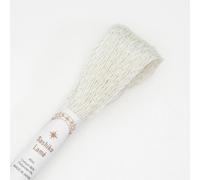 Olympus Sashiko Lame fil, coton avec effet scintillant, écheveau, environ 40m, couleur 1, écru, fabriqué au Japon