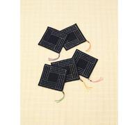 Olympus Sashiko paquet à broder "dessous de verre ou tasse de rangement set de 5", tissu imprimé, 11x11cm, original du Japon
