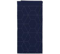 Olympus Sashiko Pattern - Arare-kikko 12.25" Sq. 100% Cotton in Navy
