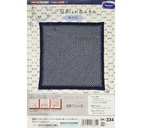 olympus Thread Hitomezashi Sashiko Hana Fukin Persimmon Flowers Tissu imprimé Multicolore