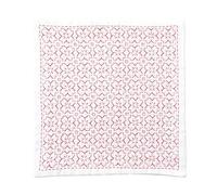 olympus Thread Hitomezashi Sashiko Kit de broderie mouchoir en tissu imprimé Motif fleurs de cerisier Multicolore