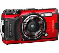 Olympus Tough TG-6 Action Camera, 12 Mégapixels, Stabilisation d'Image Numérique, 4x Zoom Grand Angle, Vidéo 4K, 120fps, Wi-Fi, rouge