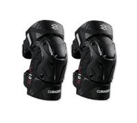 OLYSPM 2 Pièces de Genouillères de Moto,Genouillère VTT,Genouillère Moto avec Coque Robuste et Rembourrage Doux,Genouillères pour Moto Ajustables pour 40 à 90 KG