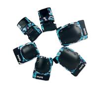 OLYSPM 6PC Kit de Protection,Protection Roller Enfant,Protection Roller Adulte pour Enfants,Adolescents,Adultes,Double Protection avec Coque en PP et Coussin en EVA pour Patinage,Skateboard