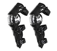 OLYSPM Genouillère Moto,Genouillères pour Moto avec Doublure Amovible et Coque Protectrice Très Résistante,Genouillère VTT pour le Motocross,le Vélo,le Skate,le VTT